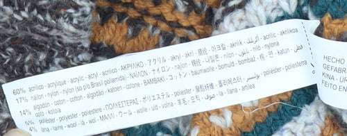 Zara Women's Multicoloured Striped Knit Pullover Jumper