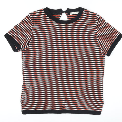 Zara Knit Women's Striped Short Sleeve T-Shirt - S