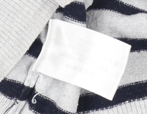 Women's Grey Polka Dot Pullover Jumper M