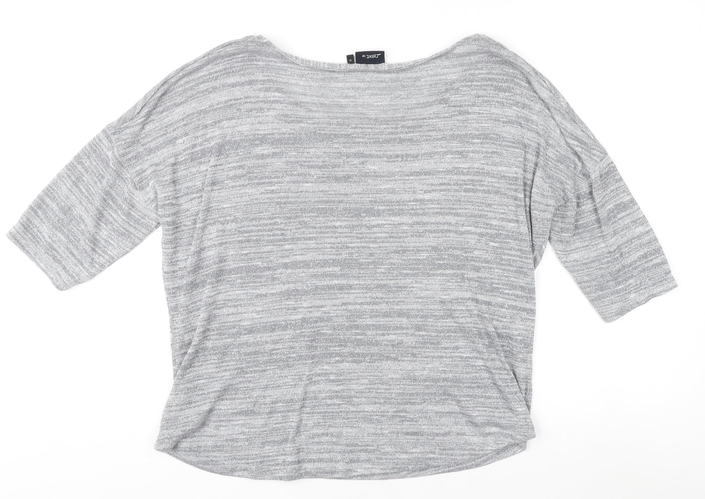 Next Women's Grey 3/4 Sleeve Top Size 14