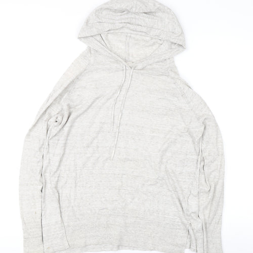 Gap Women's Grey Pullover Jumper with Hood, Size M