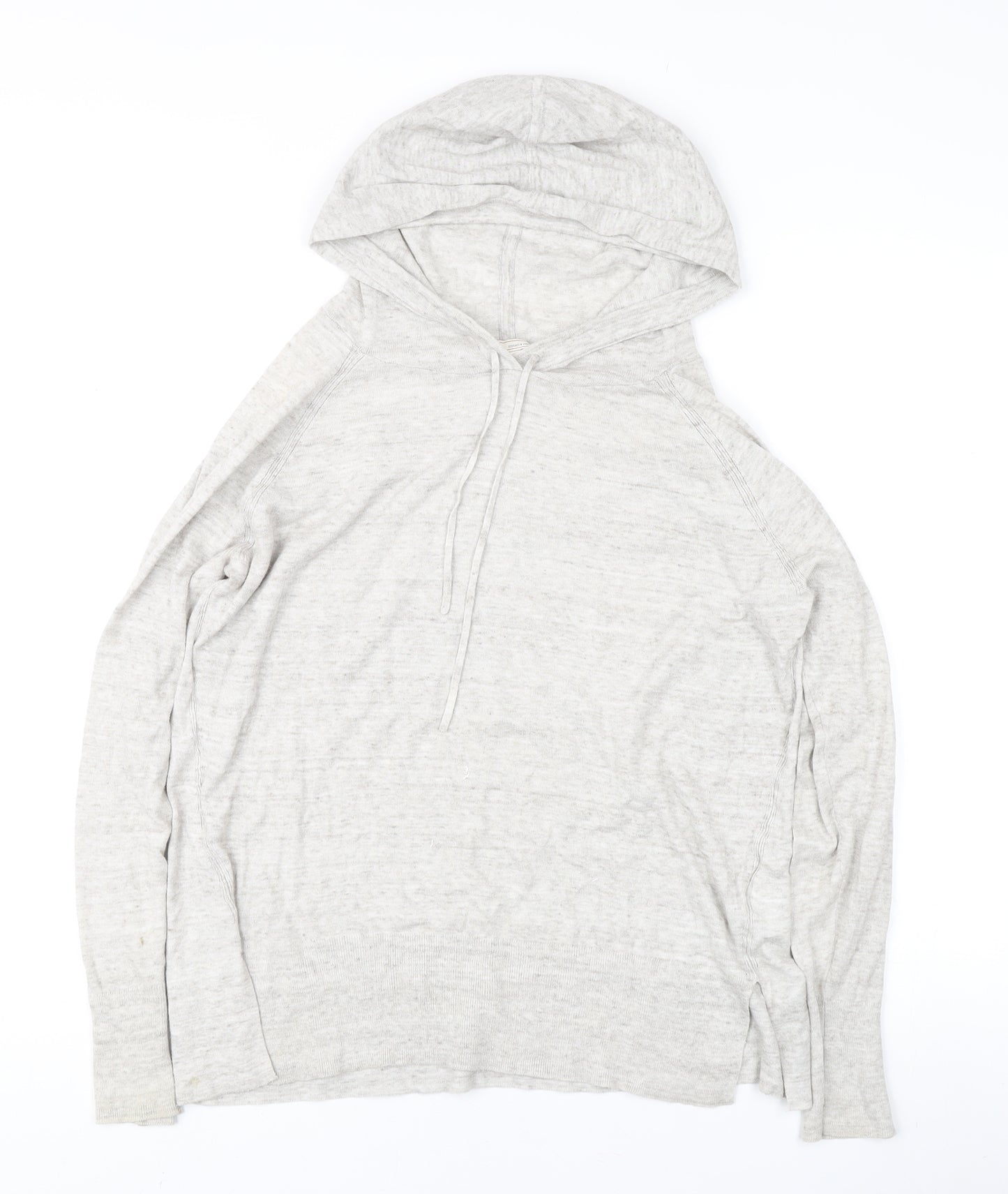 Gap Women's Grey Pullover Jumper with Hood, Size M