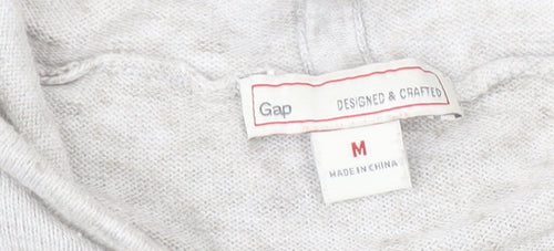 Gap Women's Grey Pullover Jumper with Hood, Size M