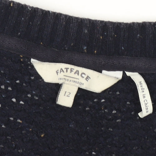 FatFace Women's Black Pullover Jumper Size 12