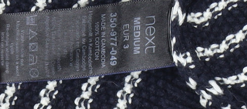Next Women's Blue Striped Knit Jumper, Size M