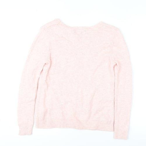 Marks and Spencer Pink Crew Neck Pullover Jumper, Size 12
