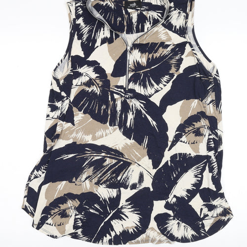 Wallis Women's Multicoloured Floral Sleeveless Top Size 18