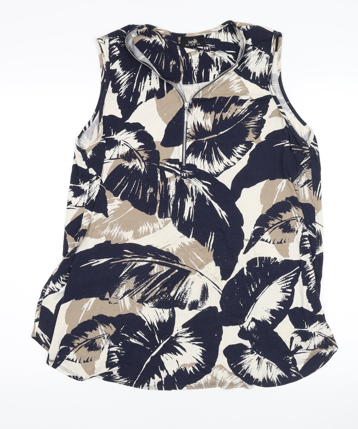 Wallis Women's Multicoloured Floral Sleeveless Top Size 18