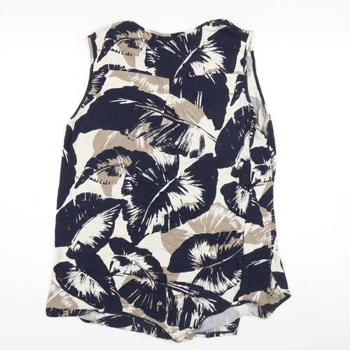 Wallis Women's Multicoloured Floral Sleeveless Top Size 18