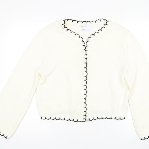 ASOS Design Women's Ivory S Cardigan, Button Details