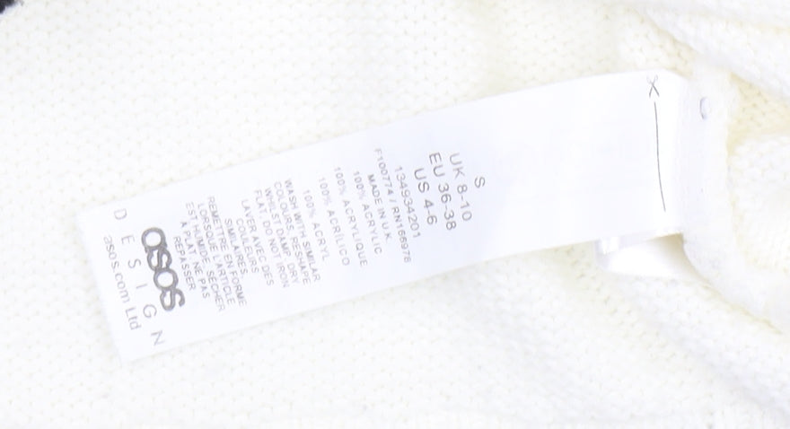 ASOS Design Women's Ivory S Cardigan, Button Details