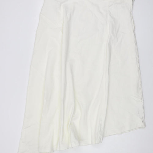 Marks and Spencer Women's White Midi Skirt Size 20