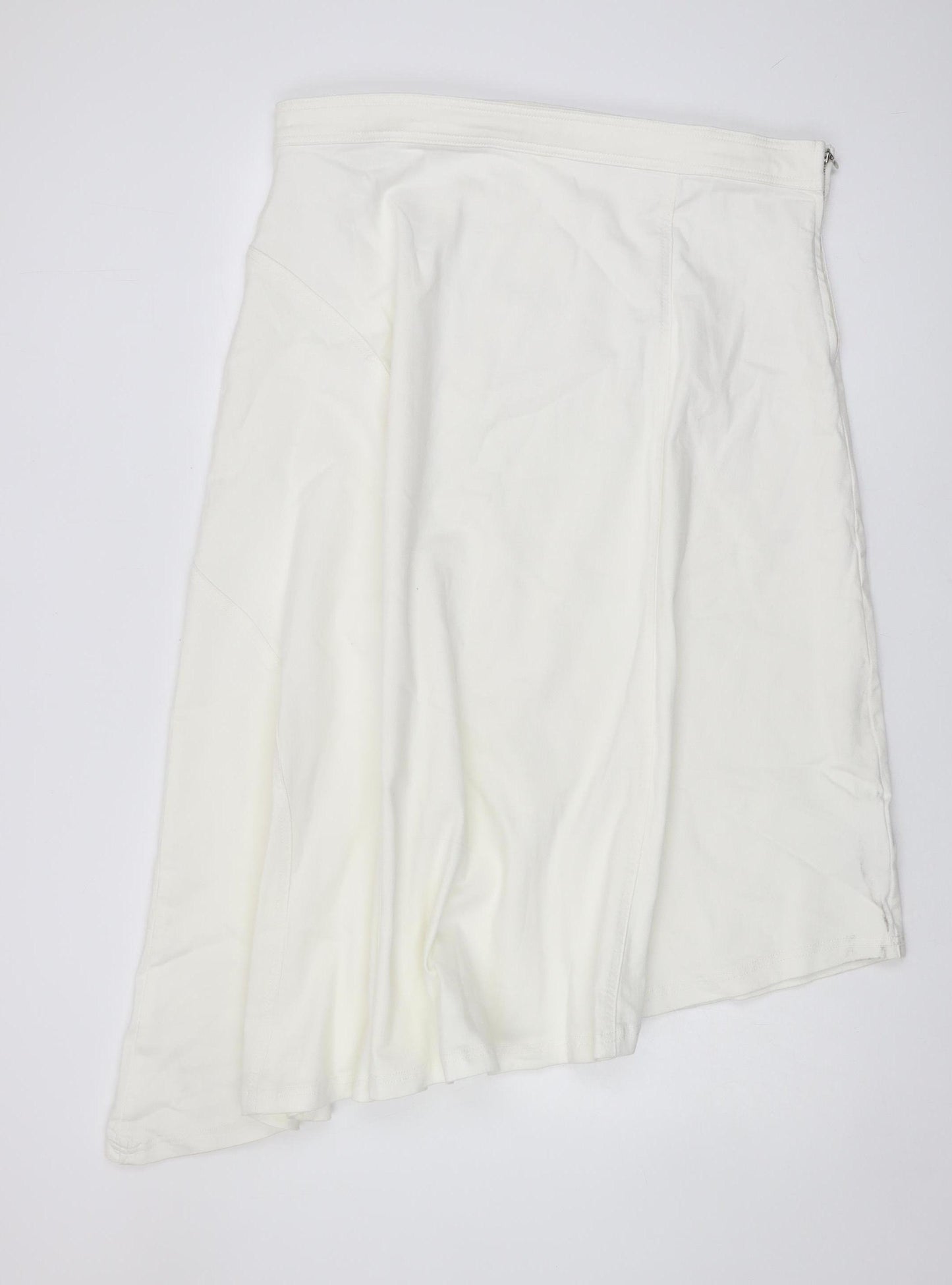 Marks and Spencer Women's White Midi Skirt Size 20