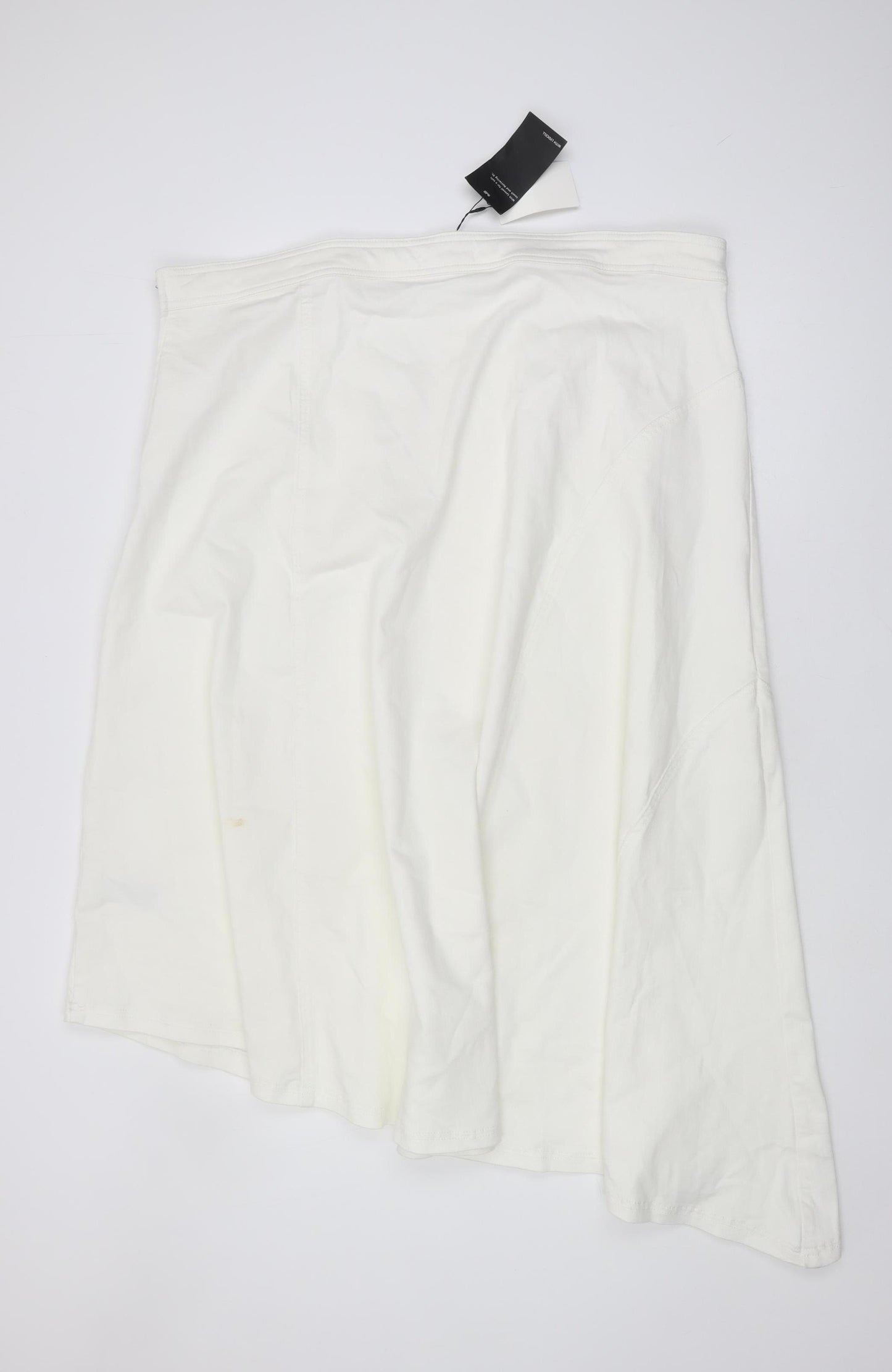 Marks and Spencer Women's White Skirt, Size 22