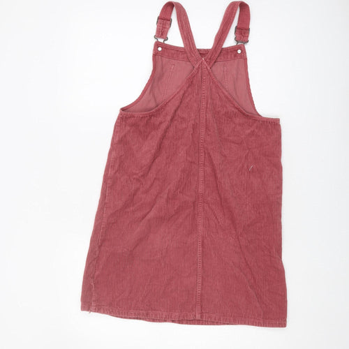 M&S Girls Pink Corduroy Pinafore Dress 13-14 years Casual Style