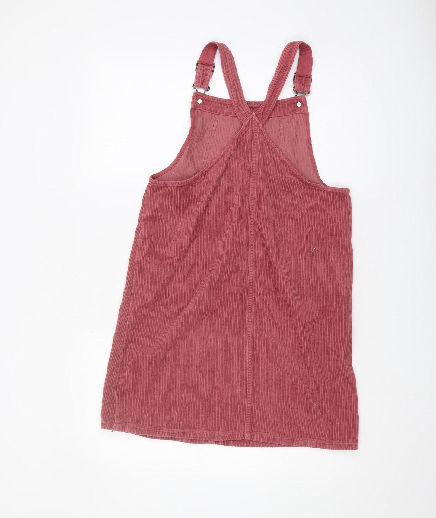 M&S Girls Pink Corduroy Pinafore Dress 13-14 years Casual Style