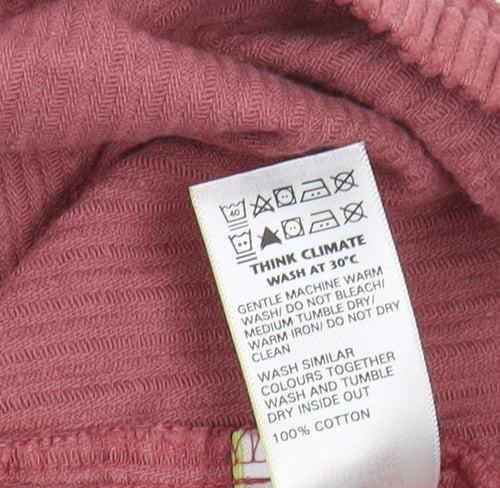 M&S Girls Pink Corduroy Pinafore Dress 13-14 years Casual Style