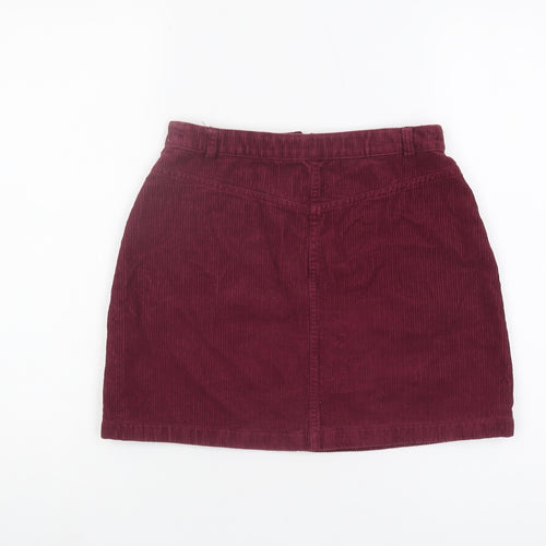 Marks and Spencer Girls Red Corduroy Skirt 11-12 Years