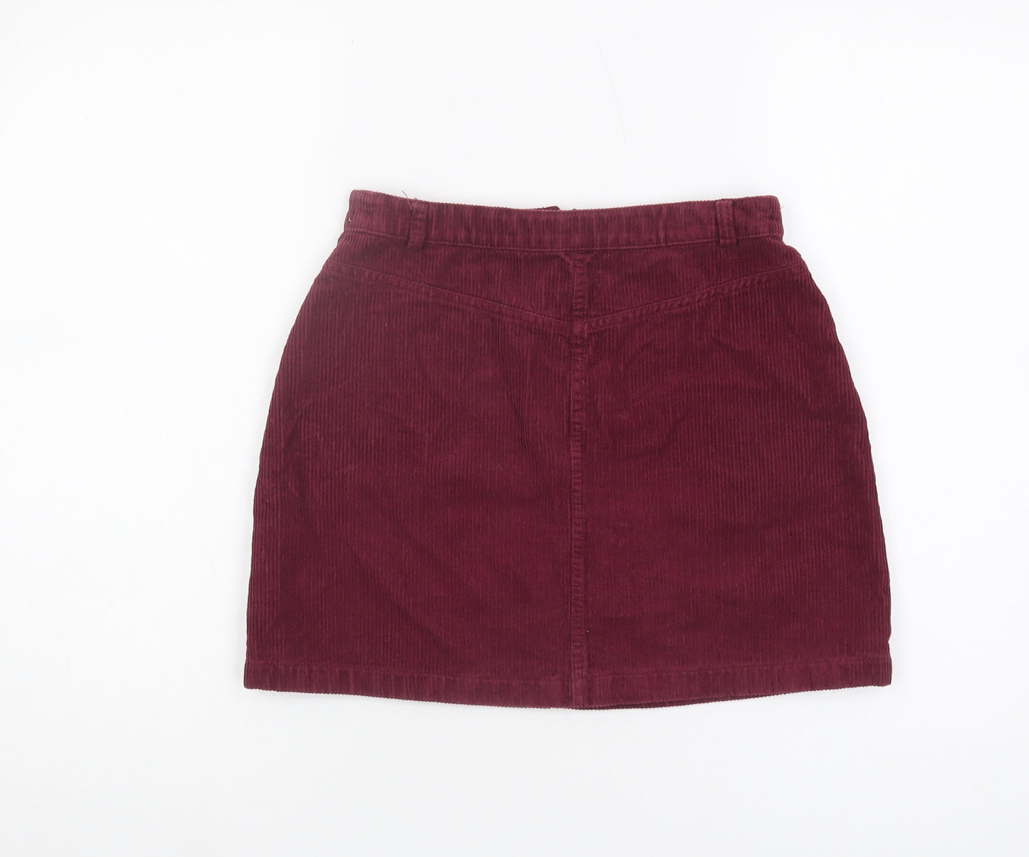 Marks and Spencer Girls Red Corduroy Skirt 11-12 Years