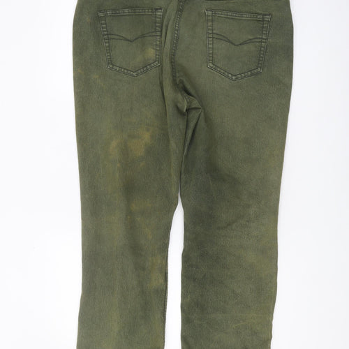 Cotton Traders Women's Green Straight Jeans Size 18