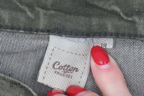 Cotton Traders Women's Green Straight Jeans Size 18
