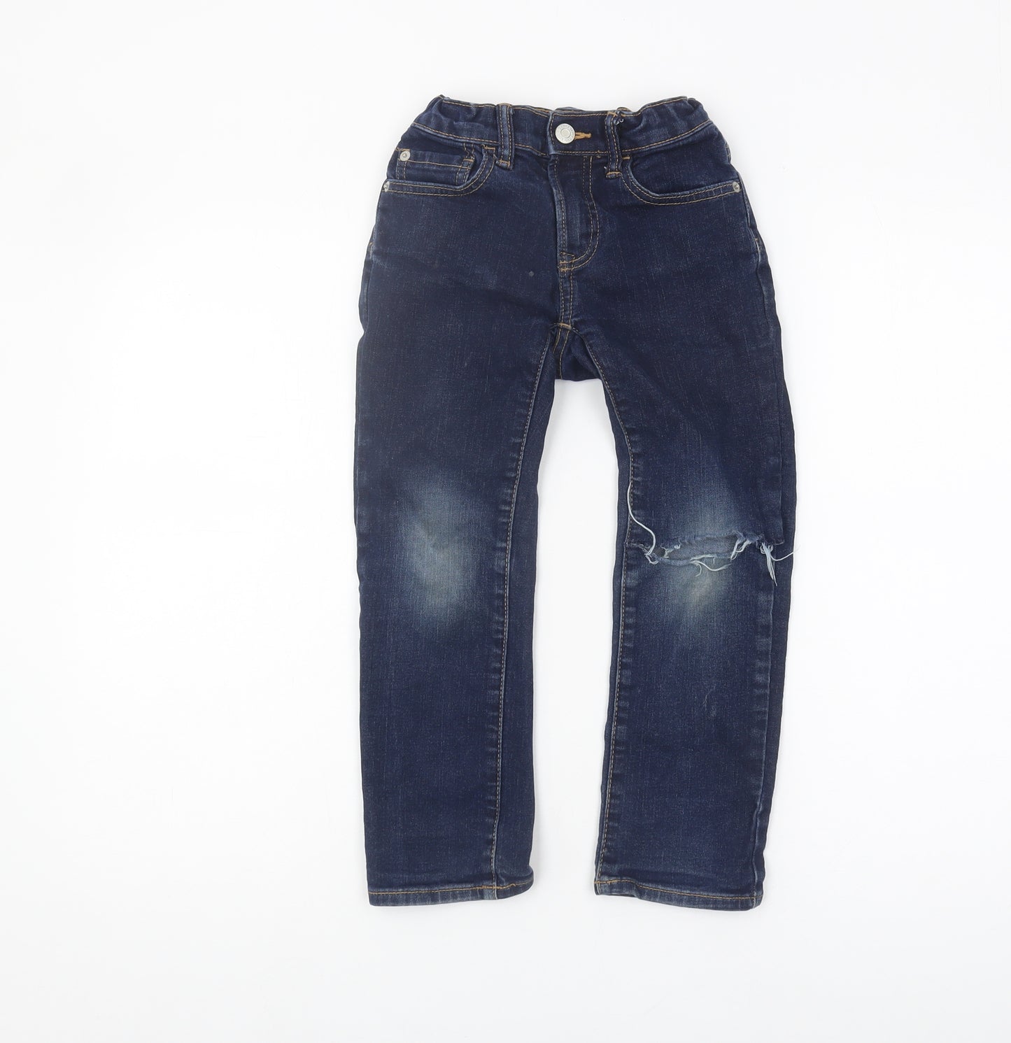 GAP Boys Blue Stretch Straight Jeans 6 Years