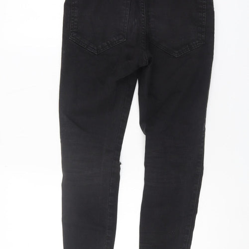 SikSilk Women's Black Skinny Distressed Jeans XS