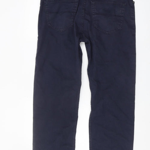 Marks and Spencer Men's Blue Straight Jeans 36 in