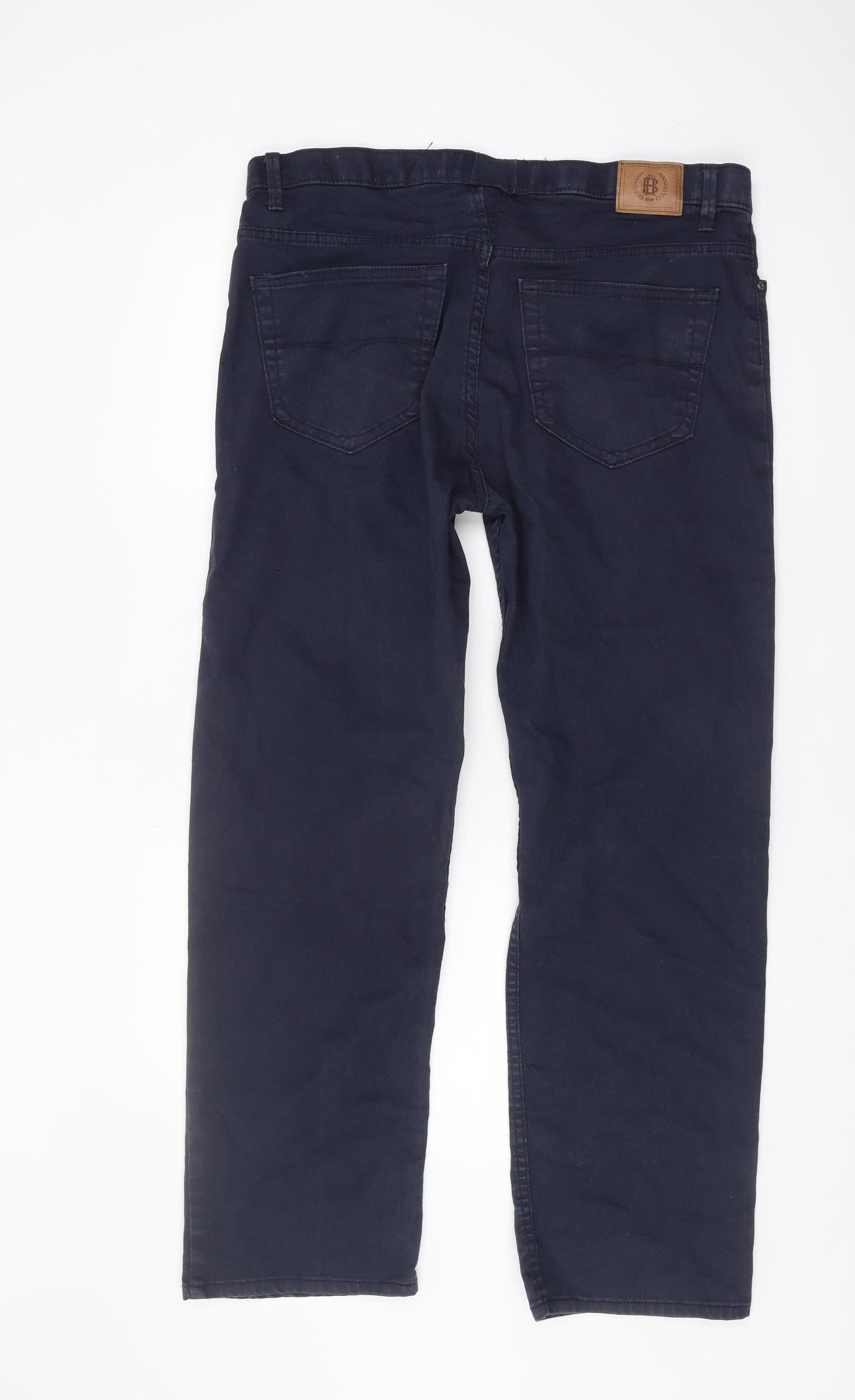 Marks and Spencer Men's Blue Straight Jeans 36 in