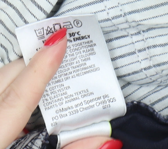 Marks and Spencer Men's Blue Straight Jeans 36 in