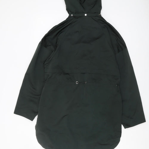 Zara Women's Black Parka Coat XS Hooded