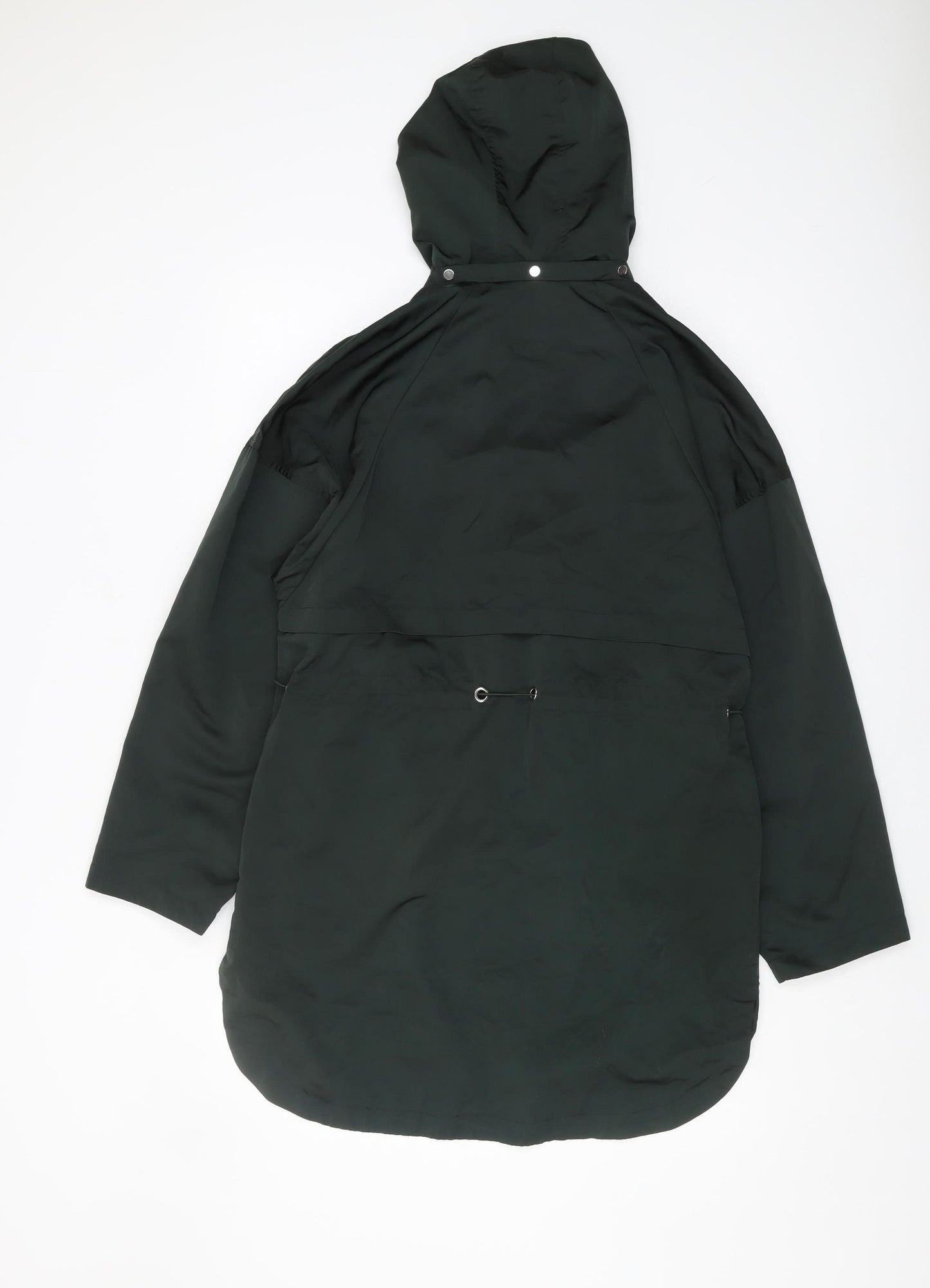 Zara Women's Black Parka Coat XS Hooded