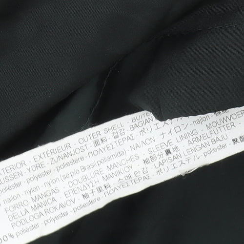 Zara Women's Black Parka Coat XS Hooded