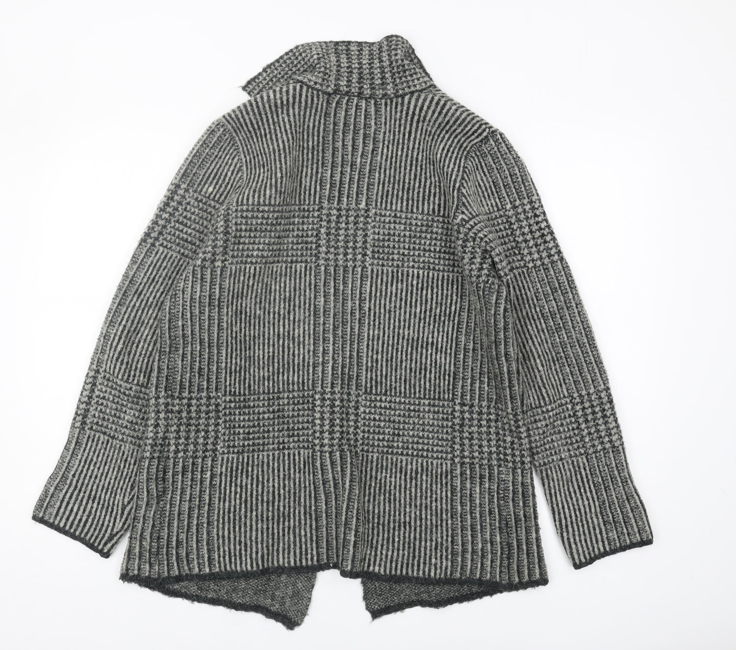 Joseph A Women's Grey Collared Cardigan - Size S