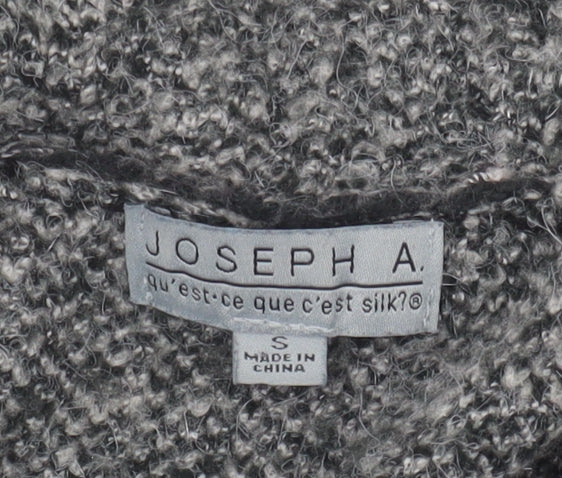 Joseph A Women's Grey Collared Cardigan - Size S