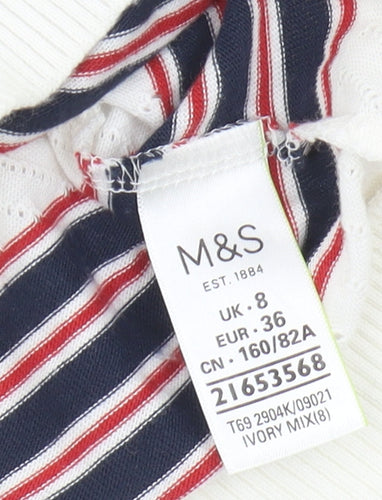 Marks and Spencer Women’s Multicoloured Pullover Jumper UK 8