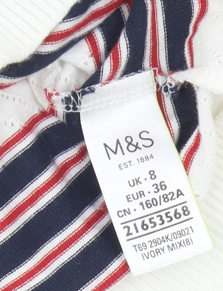 Marks and Spencer Women’s Multicoloured Pullover Jumper UK 8