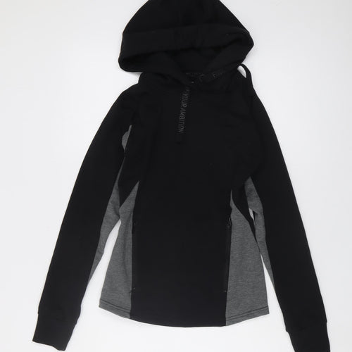 Myprotein Women's Black & Grey XS Pullover Hoodie