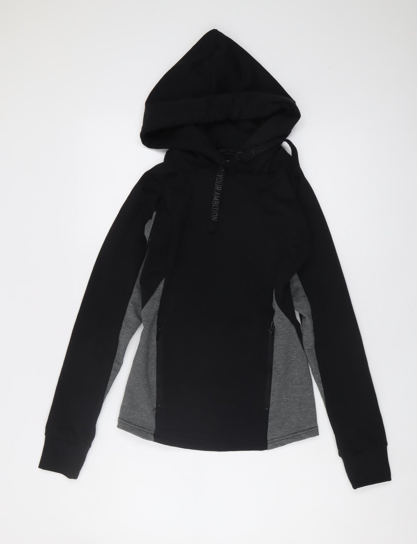 Myprotein Women's Black & Grey XS Pullover Hoodie