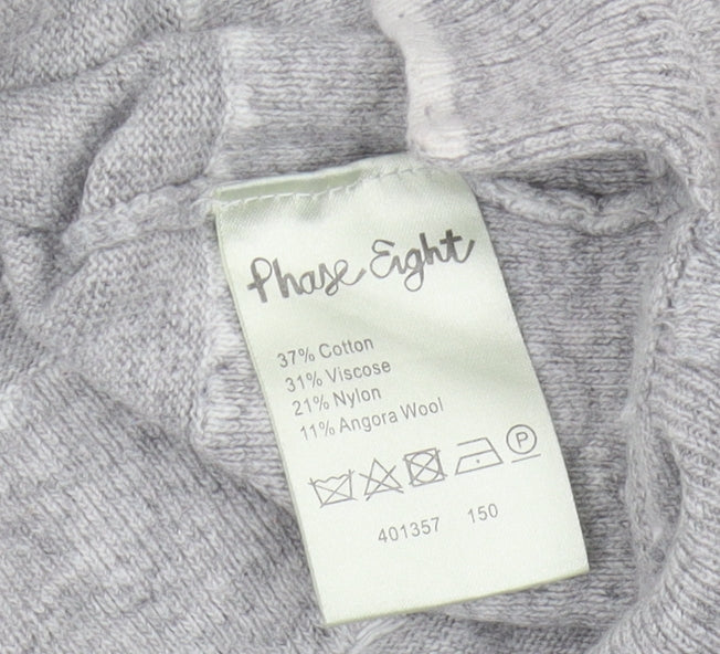 Phase Eight Women's Grey Knit Jumper Size 12