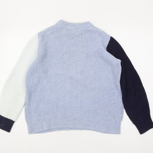 Marks and Spencer Women's Blue Pullover Jumper Size M