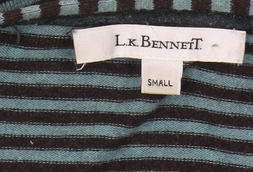 L.K. Bennett Women's Striped Bow Jumper, Size S