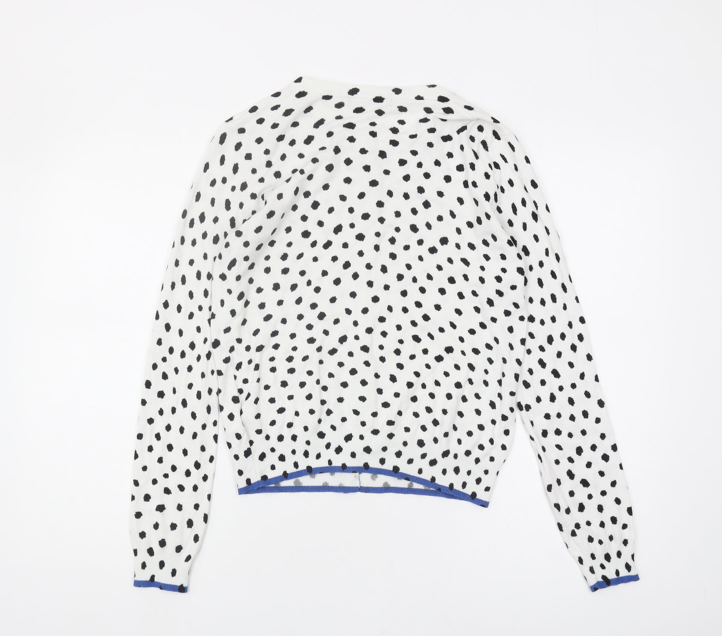 Marks and Spencer Women's Black Polka Dot Cardigan Size 12