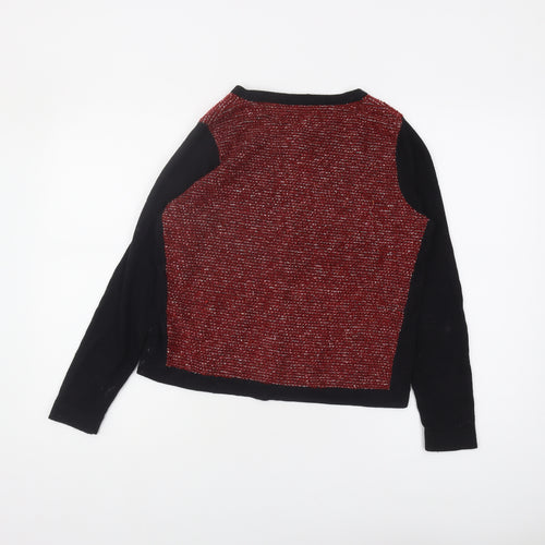 Marks and Spencer Women Red Cardigan Size 14