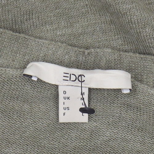 EDC Women's Green Cardigan M Open Casual