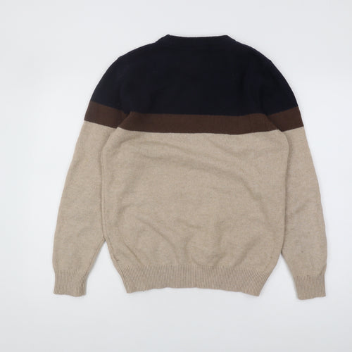 Next Men's Multicoloured Wool Pullover Jumper M