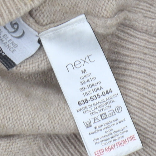 Next Men's Multicoloured Wool Pullover Jumper M