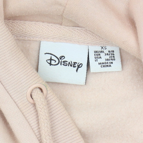 Disney Beige Hoodie for Women - XS, Pullover Style