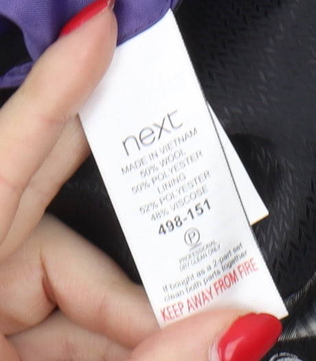 Next Men's Grey Wool Blazer, Size 40R Formal