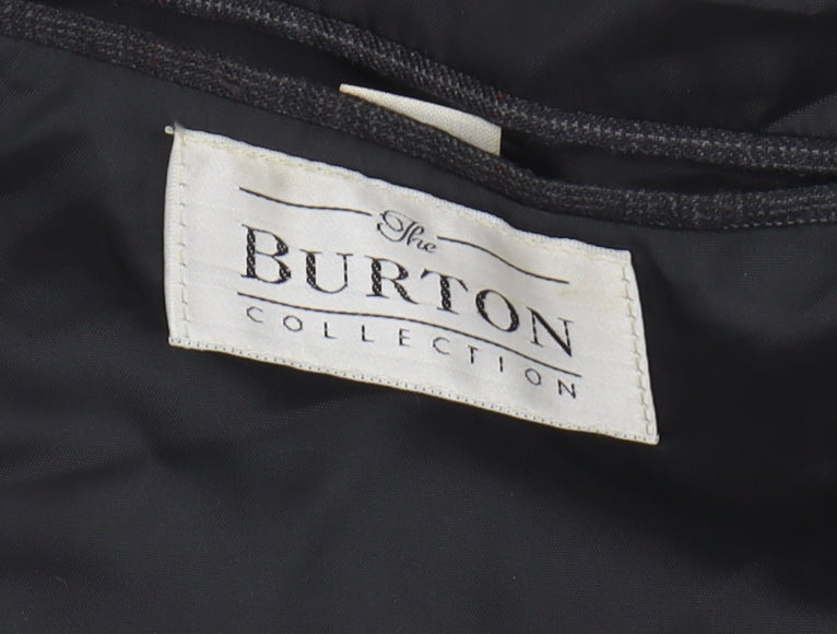 Burton Men's Black Double-Breasted Blazer 38R